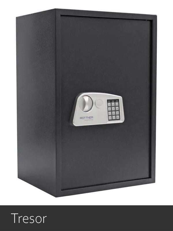 Tresor zum Schutz von Wertgegenständen
